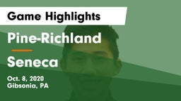 Pine-Richland  vs Seneca  Game Highlights - Oct. 8, 2020