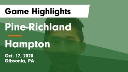 Pine-Richland  vs Hampton  Game Highlights - Oct. 17, 2020