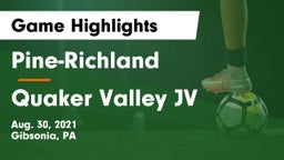 Pine-Richland  vs Quaker Valley JV Game Highlights - Aug. 30, 2021