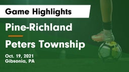 Pine-Richland  vs Peters Township  Game Highlights - Oct. 19, 2021