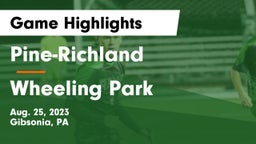 Pine-Richland  vs Wheeling Park Game Highlights - Aug. 25, 2023