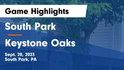 South Park  vs Keystone Oaks  Game Highlights - Sept. 20, 2023