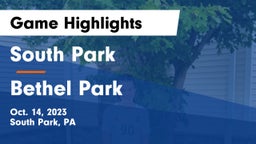 South Park  vs Bethel Park  Game Highlights - Oct. 14, 2023