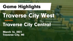 Traverse City West  vs Traverse City Central  Game Highlights - March 16, 2021