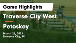 Traverse City West  vs Petoskey  Game Highlights - March 26, 2021