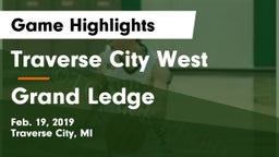 Traverse City West  vs Grand Ledge Game Highlights - Feb. 19, 2019