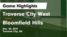 Traverse City West  vs Bloomfield Hills  Game Highlights - Dec. 20, 2019