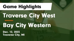 Traverse City West  vs Bay City Western  Game Highlights - Dec. 12, 2023