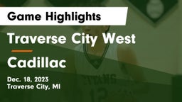 Traverse City West  vs Cadillac  Game Highlights - Dec. 18, 2023
