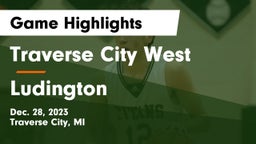 Traverse City West  vs Ludington  Game Highlights - Dec. 28, 2023