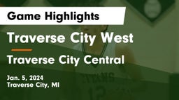 Traverse City West  vs Traverse City Central  Game Highlights - Jan. 5, 2024