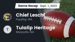 Recap: Chief Leschi  vs. Tulalip Heritage  2023