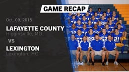 Recap: Lafayette County  vs. Lexington  2015
