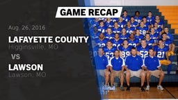 Recap: Lafayette County  vs. Lawson  2016