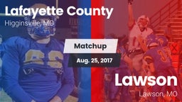 Matchup: Lafayette County vs. Lawson  2017