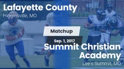 Matchup: Lafayette County vs. Summit Christian Academy 2017