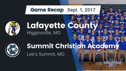 Recap: Lafayette County  vs. Summit Christian Academy 2017