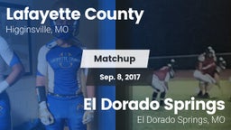 Matchup: Lafayette County vs. El Dorado Springs  2017