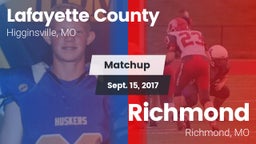 Matchup: Lafayette County vs. Richmond  2017