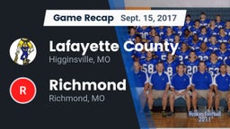 Recap: Lafayette County  vs. Richmond  2017