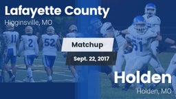 Matchup: Lafayette County vs. Holden  2017