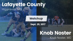 Matchup: Lafayette County vs. Knob Noster  2017