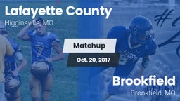 Matchup: Lafayette County vs. Brookfield  2017