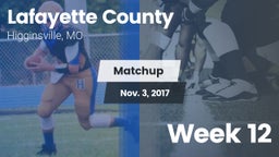 Matchup: Lafayette County vs. Week 12 2017