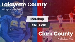 Matchup: Lafayette County vs. Clark County  2017