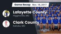 Recap: Lafayette County  vs. Clark County  2017