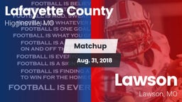 Matchup: Lafayette County vs. Lawson  2018