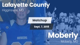 Matchup: Lafayette County vs. Moberly  2018