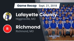 Recap: Lafayette County  vs. Richmond  2018