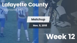 Matchup: Lafayette County vs. Week 12 2018
