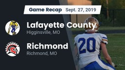 Recap: Lafayette County  vs. Richmond  2019