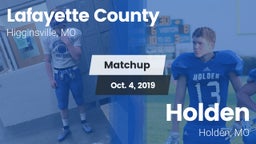 Matchup: Lafayette County vs. Holden  2019