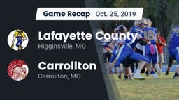 Recap: Lafayette County  vs. Carrollton  2019