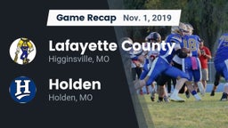 Recap: Lafayette County  vs. Holden  2019