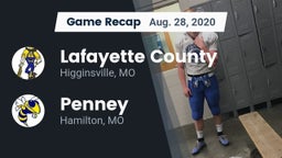 Recap: Lafayette County  vs. Penney  2020