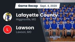 Recap: Lafayette County  vs. Lawson  2020