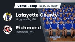 Recap: Lafayette County  vs. Richmond  2020