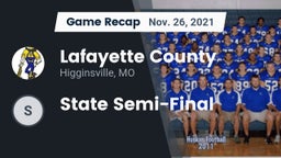 Recap: Lafayette County  vs. State Semi-Final 2021