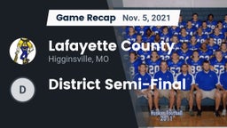 Recap: Lafayette County  vs. District Semi-Final 2021