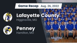 Recap: Lafayette County  vs. Penney  2022