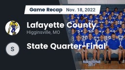 Recap: Lafayette County  vs. State Quarter-Final 2022