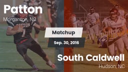 Matchup: Patton  vs. South Caldwell  2016