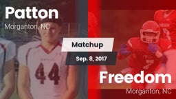 Matchup: Patton  vs. Freedom  2017