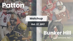 Matchup: Patton  vs. Bunker Hill  2017