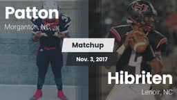 Matchup: Patton  vs. Hibriten  2017