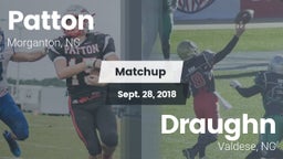 Matchup: Patton  vs. Draughn  2018